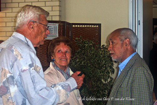 Jan &amp; Hertha van Jaarsveld en Jim Louhenapessy<br />Vogelkopreunie Lisse 2007
