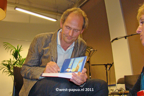 Willem Campschreur signeerde boeken